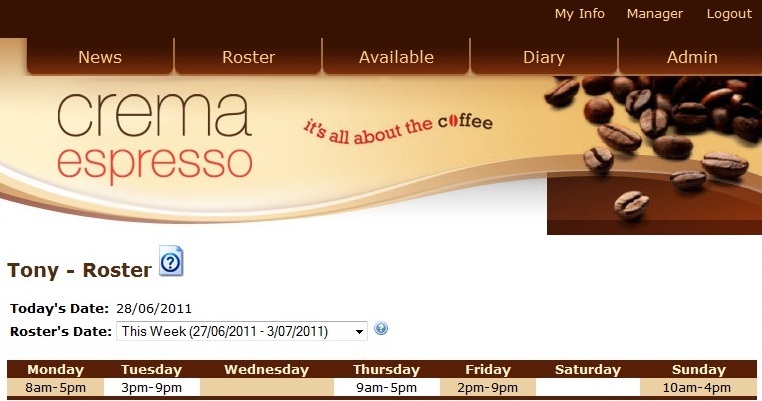Crema Espresso Theme